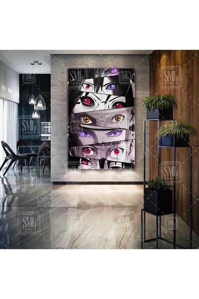 SML TABLO Naruto Uzumaki Anime Ninja Japon Manga Dikey Kanvas Tablo