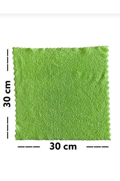 ALPARS 4 Adet Mikrofiber Temizlik Bezi Cam, Araba, Mutfak Temizlik Bezi 30*30 Cm Leke Tutmaz