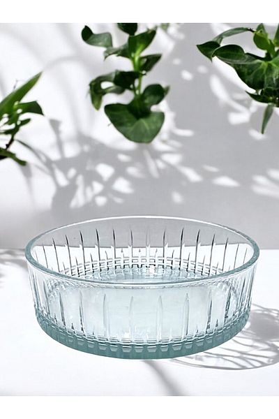 Paşabahçe Salad Presentation Bowl with Lisbon Decor