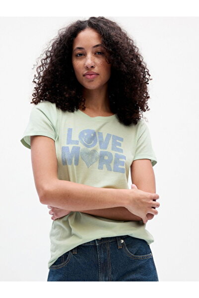 GAP Kadın Yeşil Favorite T-Shirt
