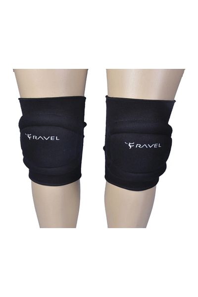 Ravel Black Cotton Volleyball Knee Pad - Farm