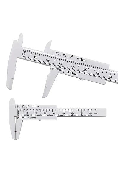 BGA 80mm Vernier Plastic Caliper Eyebrow Measurement Caliper