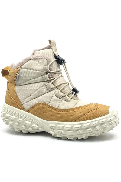 Vicco Tiger Phylon Rubber Sole Ορθοπεδικές Παιδικές Μπότες Χιονιού Μπεζ