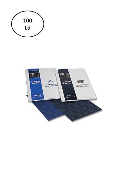 Ethab Ticaret Picador 200C - 100 pcs A4 Black Carbon Paper