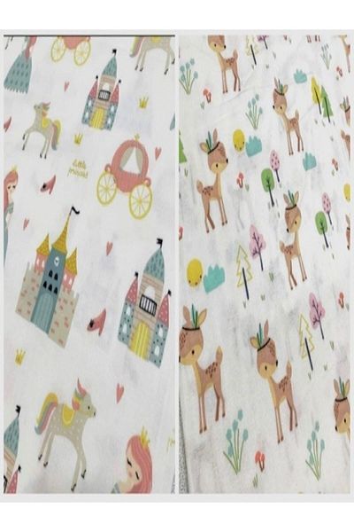 Happystore Organic Winter Fiberless Long Sleeve Jumpsuit - Double Layer 100% Cotton Flannel, Gazelle Children's Sleeping Bag for Baby