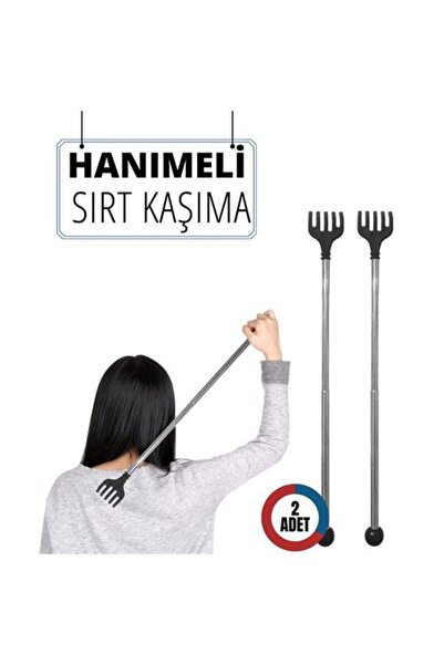 ModaCar 2 Lİ Hanımeli Metal Sırt Kaşıma Aparatı