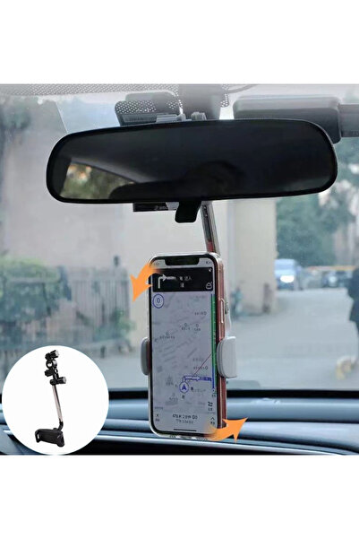 Araba Dikiz Aynasına Takılan Akrobat Telefon Tutucu