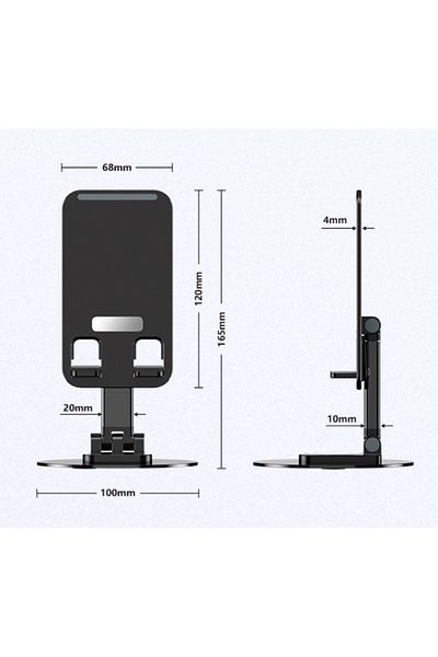 EdaAkay Round Base Foldable Phone Holder Stand
