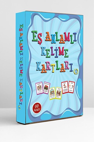 SAFKAN YAYINLARI Eş Anlamlı Kelime Kartları (Set1)