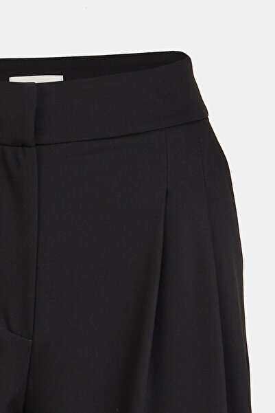 W Collection Siyah Geniş Paça Pantolon