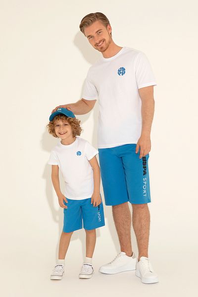 U.S. Polo Assn. Ανδρικό μπλουζάκι με κανονική εφαρμογή με λαιμόκοψη λευκό 50287037 -vr013