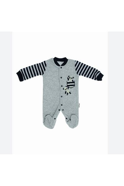 Necix's Panda Jumpsuit with Pocket