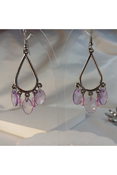 Crystal Atelier Su Damlası Süslü Küpe