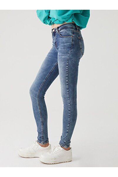 Ltb Pantaloni de blugi Amy X cu talie medie și picior îngust