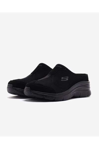 SKECHERS Fashion Fit Kadın Siyah Arkası Açık Spor Ayakkabı 12714Tk Bbk