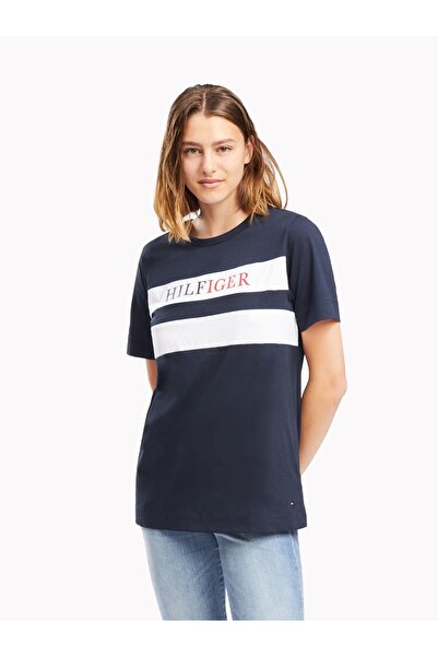 Tommy Hilfiger Organic Cotton Block Logo T-Shirt