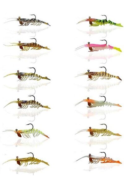 Osaka Naniwaosakashi Caridina Shrimp 7.62cm 6.5g Silikon Karides C026