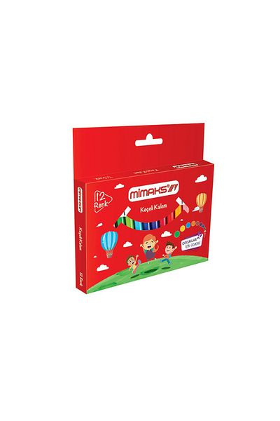 Mimaks MİMAKS 12 COLOR JUMBO SEALED PEN JFY-4513