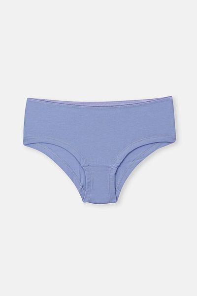 Dagi Grau-lila-weiches rosa 3-teiliges, schlichtes Hipster-Höschen für Damen
