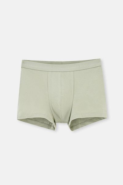 Dagi Light Khaki 5210 Plain Cotton Boxers