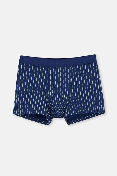 Dagi Navy Blue 5210 3-Pece μοτίβο βαμβακερό μπόξερ