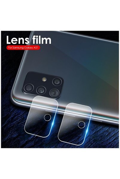 Zebana Samsung Galaxy M51 Compatible Camera Lens Protection Glass Transparent