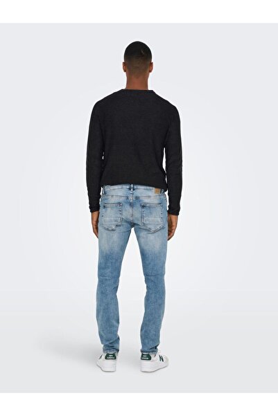 Only & Sons Slim Fit Jeans ONSLOOM Niedrige Taille Slim Fit Jeans