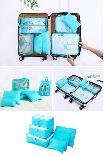 noirsecret Baby Mother Hospital Bag Organizer 6 Piece Set