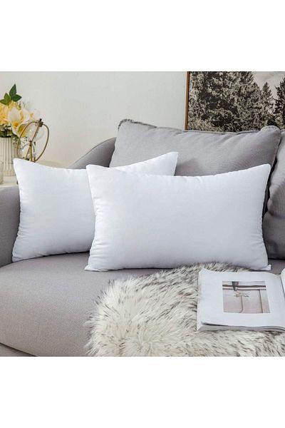 ALTINPAMUK 30X50Cm 350 Gr Beaded Elite Throw Pillow Inner Pillow - Pack of 2