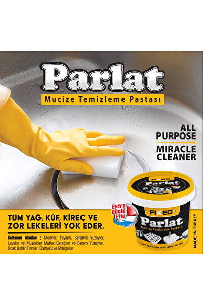 FIXED F2500 Parlat Mucize Temizleme, Cilalama, Parlatma Pastası 500gr