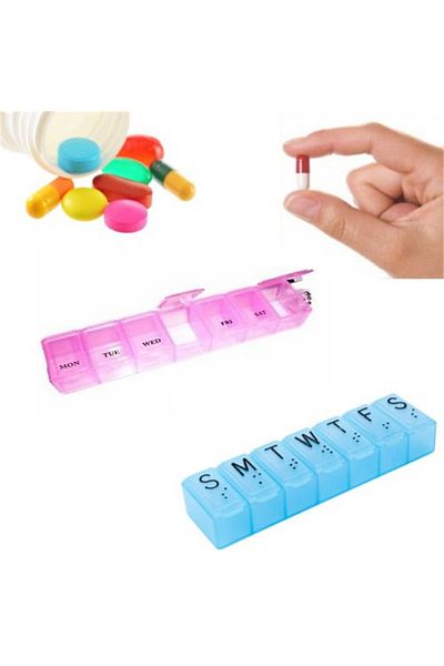 KAMELYA DESİGN Weekly Medicine Box with Lid