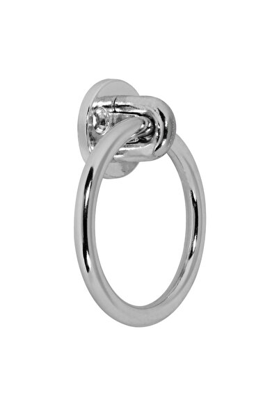 Badem10 Pendulum Handle Chrome Metal Ring Furniture Kitchen Drawer Cabinet Cabinet Handle Handle Handle