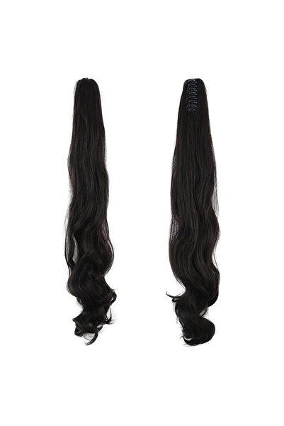 Peruk Market Coada de cal ondulată cu cataramă / maro