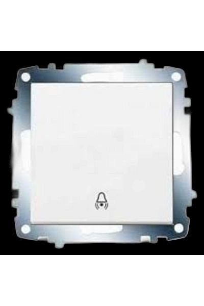 VİKO Karre Bell Switch - White (frame Included)