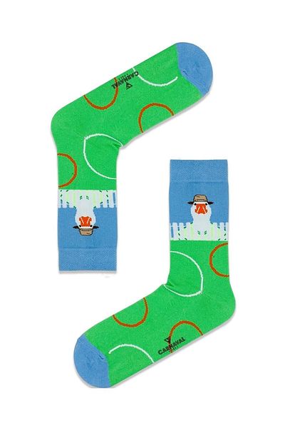 CARNAVAL SOCKS Цветни спортни чорапи с шарка на патица - с шапка