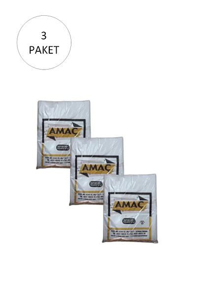 Ethab Ticaret Transparent Winter Athlete Bag Medium Size 27X47 cm 650 Gr (3 Pack - 600 Pieces)