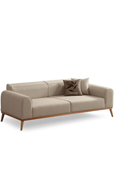 Ak sofa ODESSA koltuk takımı sütlü kahve  3+3+1