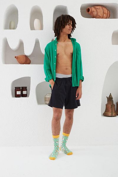 CARNAVAL SOCKS Κάλτσες με σχέδιο πράσινου αυγού - πολύχρωμες