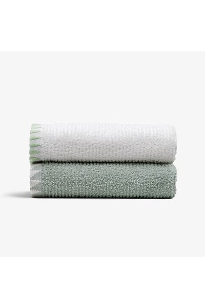 Green Black Set de 2 prosoape de bucătărie Vera Cream-Mint