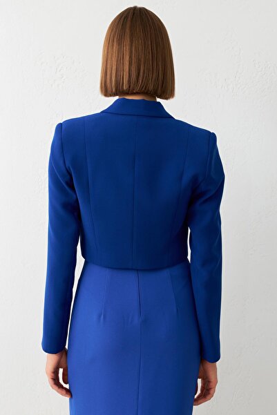 Setre Jachetă scurtă Saks cu mânecă lungă - Detaliu în talie