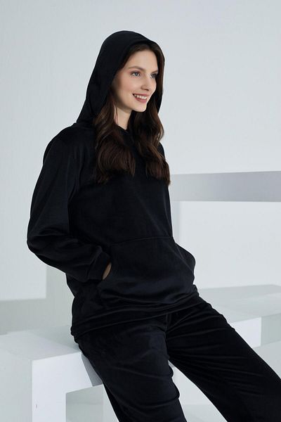 Etoile Γυναικεία αθλητική φόρμα Soft Kangaroo Pocket Hooded Velvet