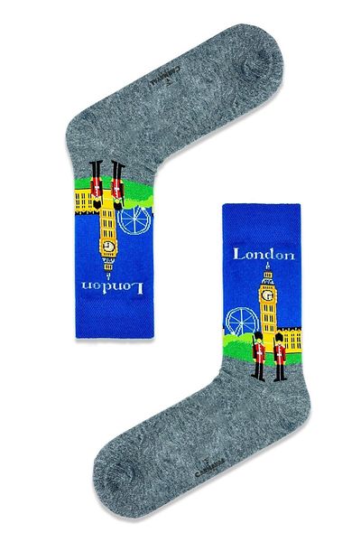 CARNAVAL SOCKS London πολύχρωμες κάλτσες σχεδίου