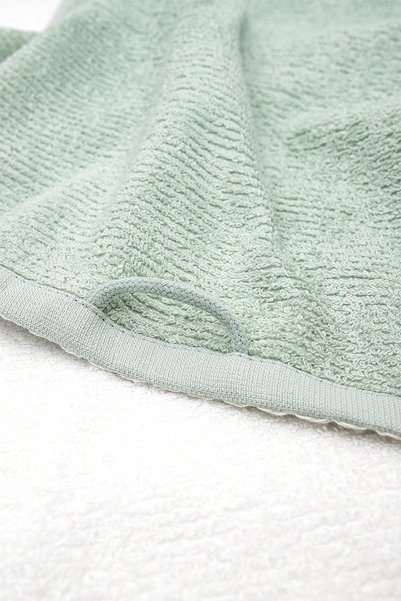 Green Black Vera Set de 2 prosoape de bucătărie crem-mentă