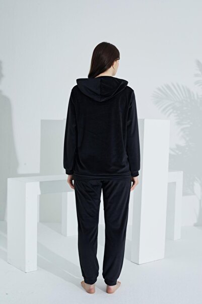 Etoile М'який капюшон з кишенями з кангуру, жіночий вельветовий спортивний костюм