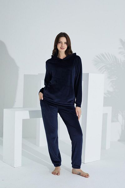 Etoile Γυναικεία αθλητική φόρμα Soft Kangaroo Pocket Hooded Velvet