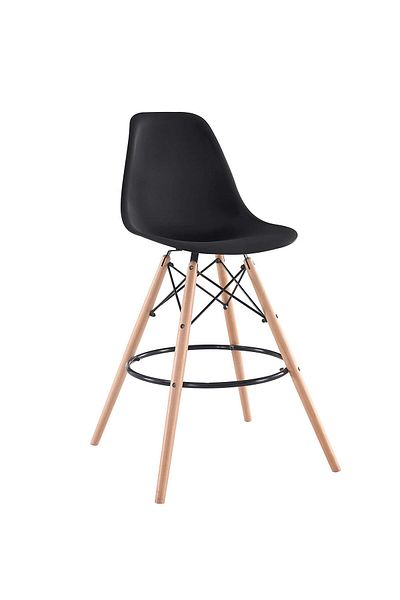 Mahmayi Ultimate Eames Style DSW Bar Stool-Black
