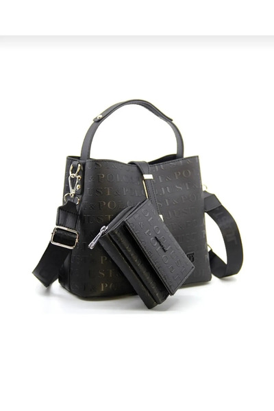 Just Polo Women's Lock Detailed Hand and Shoulder Bag