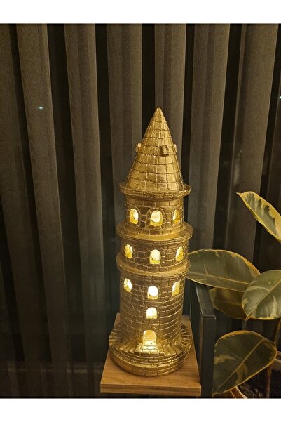 İrma Home Art İstanbul Galata Tower Led Işıklı Gece Lambası 41 Cm