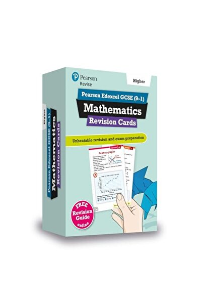 Gardners Books UK بطاقات مراجعة Edexcel Gcse 91 للرياضيات للمستوى الأعلى تتضم...