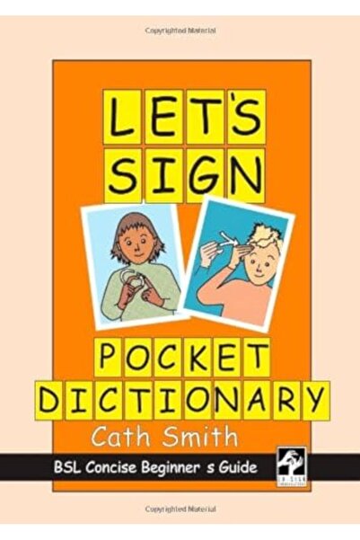Gardners Books UK Lets Sign Pocket Dictionary Bsl Concise Beginners Guide